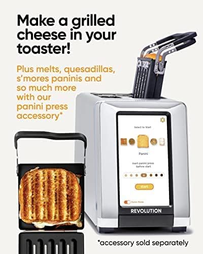 InstaGLO™ R180 Akıllı Ekmek Kızartma Makinesi/Panini Pres Aksesuar Dahil