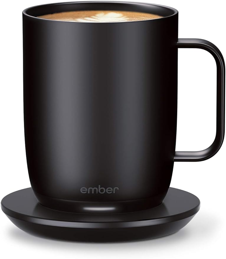 Ember Dünyanın İlk Sıcaklık Kontrollü Akıllı Kahve Fincanı 414 ML Siyah