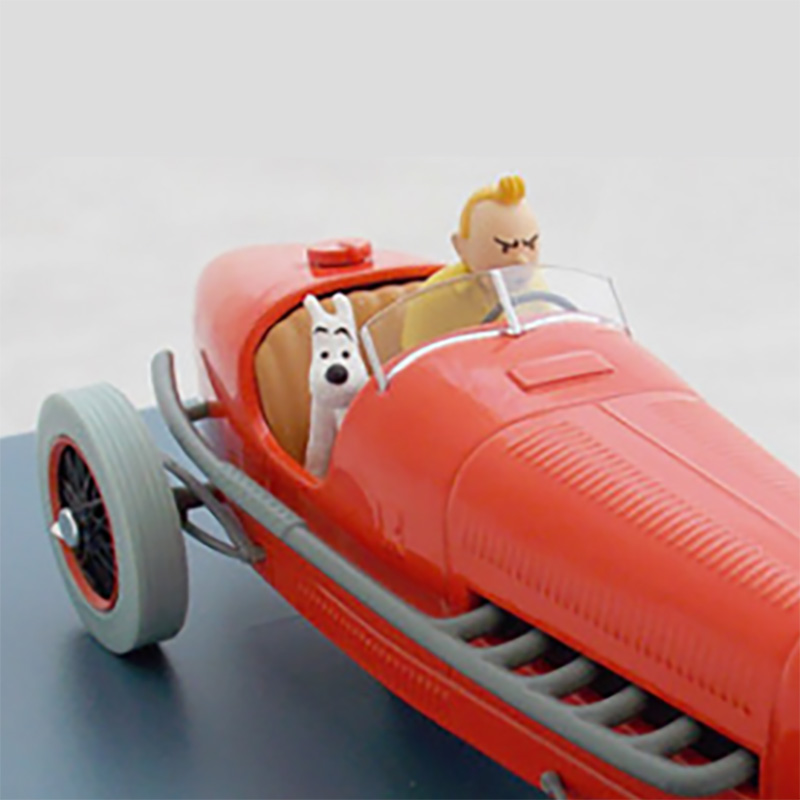 Tin Tin Red Racing Car 1/24 Model Araba