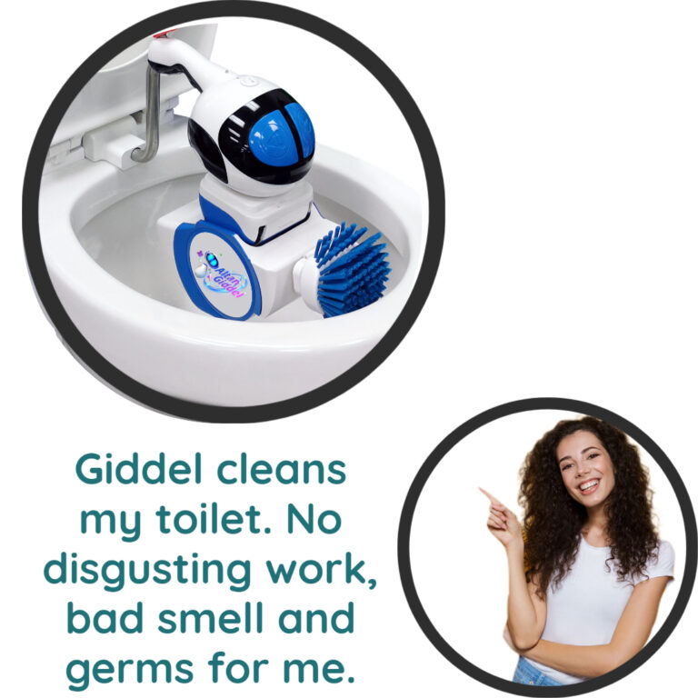 Giddel Tuvalet Temizleme Robotu/Oval