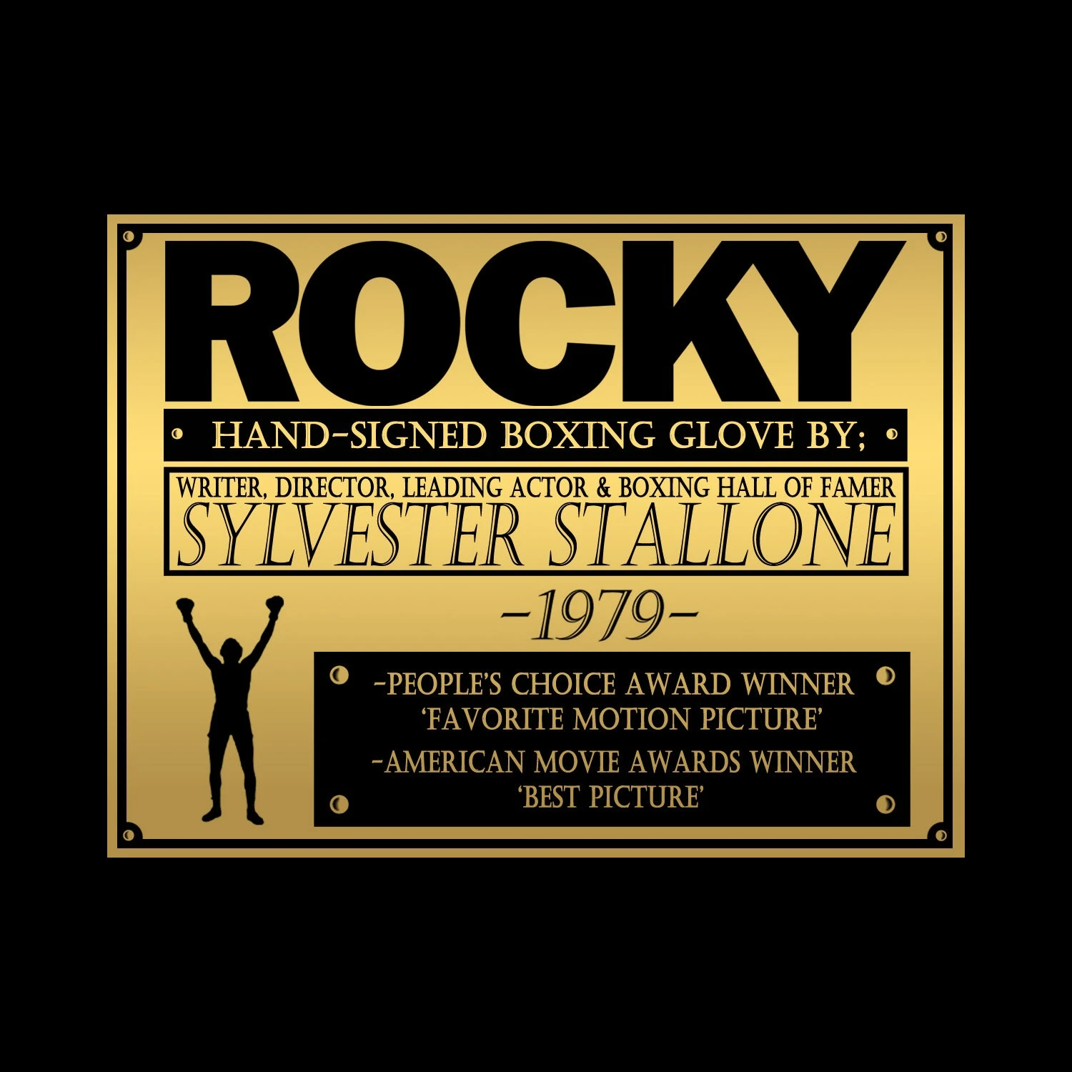 Rocky - Sylvester Stallone'dan PSA/DNA Sertifikalı El İmzalı Boks Eldiveni 